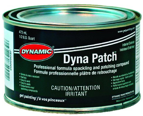 Dynamic JE085002 Dyna Patch Pro Spackling and Patching Compound, 15-Ounce