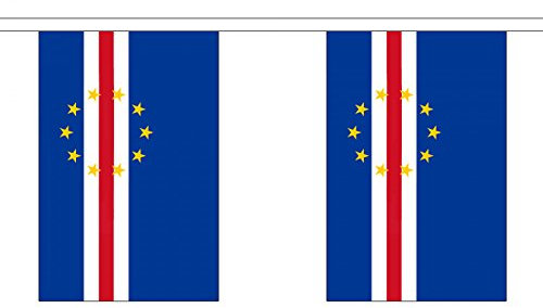 Cape Verde Small Bunting (10 flags) 3m