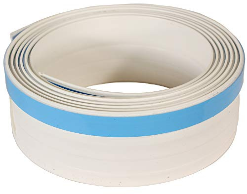 Sliding Glass Door Draft Stopper | Energy-Efficient Weatherstripping for Sliding Door Pet Panels | Dog and Cat Door Compatible | Universal Fit & Easy Installation | White, 81 Length