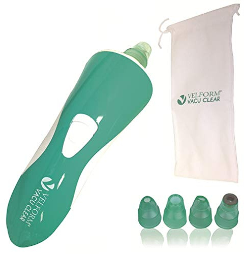 BEST DIRECT Velform Vacu Clear Vakuumwirkung Vakuum-Aktion Gesichtsporen Freigeben Befreien Schmutz Entfernen Reinigung Saubere Haut Gesicht Hals Brust Waffen Mitesser