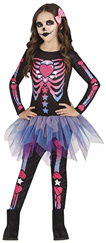 FIESTAS GUIRCA Disfraz de Esqueleto Rosa con Tutú - Disfraz Niña Halloween 3-4 Años