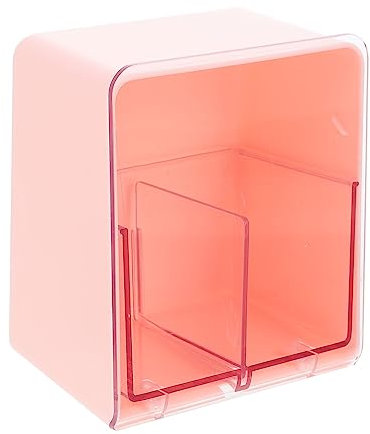 Garneck Kasten Aufbewahrungsbox für Wattestäbchen schmink aufbewahrung make-up aufbewahrung Wattepads Behälter für Wattestäbchen aus Kunststoff Aufbewahrungsbehälter für Wattestäbchen Netz