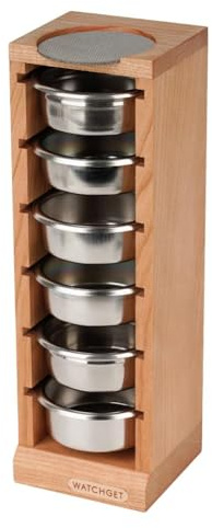watchget 58mm Espresso Filter Basket Stand Portafilter Basket Holder Rack