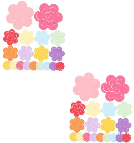 Tofficu 2sätze Quilling-papierstreifen Für -Blumen Farbige Origami-papierstreifen Für Bastelprojekte Große Und Kleine Für Anfänger Und Kreative Handarbeiten