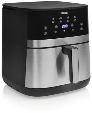 PRINCESS Freidora de aire de 7 litros, cesta antiadherente, 38,8 x 30,9 x 32,5 cm, metal, 2300 W, 6,2 kg