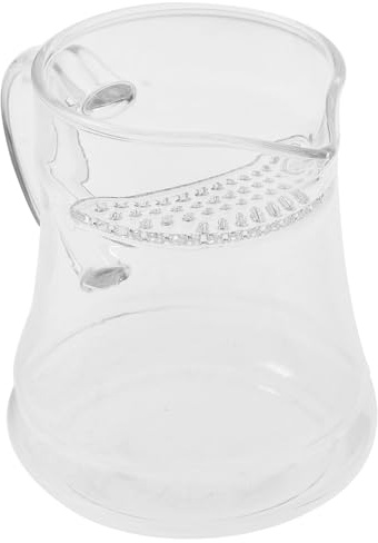 Veemoon Pichet Verre Résistant Chaleur pour Thé et Café avec Poignée Ergonomique Distributeur de Boisson Transparent pour Infusion de Thé Chinois Tasse de Service Décorative pour Jus et
