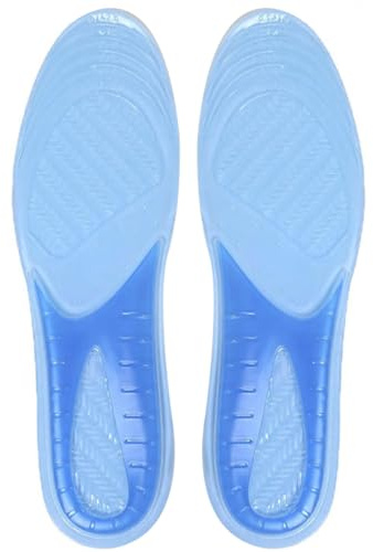 HONMEET Gel Einlegesohlen für Sport und Langstreckenlaufen Dicke Atmungsaktive Schuhpolster aus Tpe Samt Schweißabsorbierend und Zuschneidbar für Damen und Herren