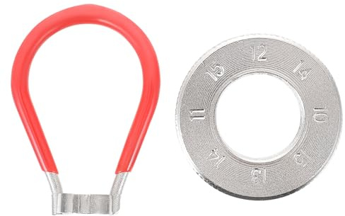 Ciieeo Llave de Radios para Bicicletas 8 Aberturas, Herramienta de Acero Inoxidable para Reparación y Mantenimiento, Adecuada para Ciclismo en Carretera y Uso Diario