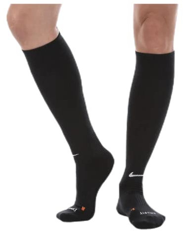 Nike Unisex Erwachsene Knee High Classic Football Dri Fit Fußballsocken, Schwarz (Black/Weiß), 42-46 EU (L)