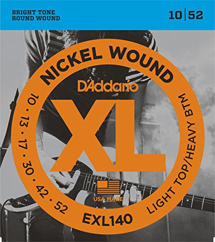 D'Addario EXL140 E-Gitarrensaiten, leicht, oben / unten, Nickel