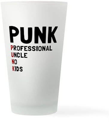 CafePress Punk Professional Uncle Pint Glass, 16 oz. Drinking Glass