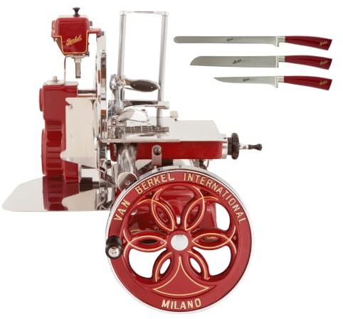 Berkel Volano B114 rot/gold Aufschnittmaschine