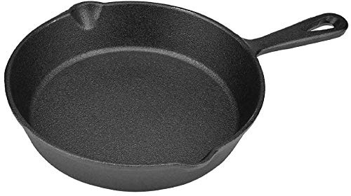 Jeffergrill 6,2 7,8 Eisenguss Pfanne Vintage Aluminium Cast Iron Skillet Gusseisen Pfanne Bratpfanne verbrannt Antihaft für Grill Pan, Frying, Steak Pan (16cm)