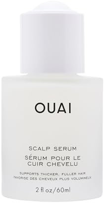 OUAI Scalp Serum - Hair Serum with Red Clover Extract, Siberian Ginseng and Peptides for Thicker and Fuller-Looking Hair - Paraben, Phthalate and Sulfate Free Scalp Care - 60ml
