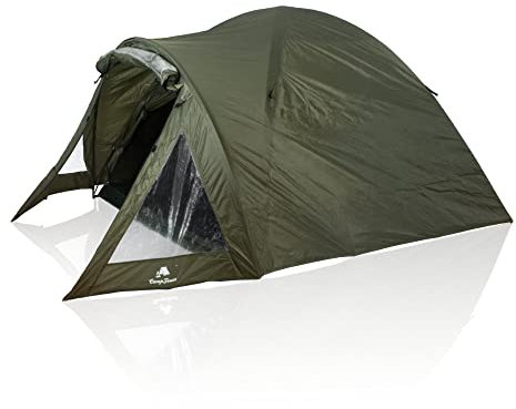 CampFeuer Karpfenzelt Flash für 1-2 Personen | 2000 mm Wassersäule, 3,17 x 2,36 x 1,5 m | Angelzelt für Outdoor und Camping | Anglerzelt, Outdoorzelt, Fischerzelt | Angel Zelt, Trekkingzelt