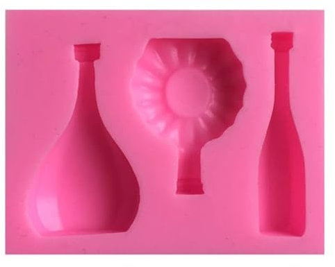 Silicone Moulds 2Pcs Wine Bottle Silicone Mold Soda Bottle Chocolate Mold Cake Decoration Fondant Art Baking Tools