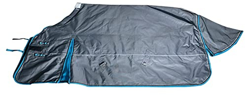 turnout mattor för hästar vinter ， Häst Vintertäcke Vattentätt flugtäcke for hästar Häst Vintertäcke Vattentätt Tungt Vintertäcke(Dark Grey)