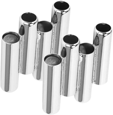 2 Stück Edelstahl Musikinstrumentenstimmer für Cello, Silber | Praktisch und Präzise Einstellbar, für Weitere Instrumente, Robuste Ausführung