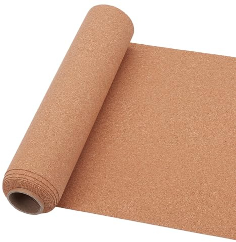OLYCRAFT Rouleau Liège Naturel 3mx30cm Grand Rouleau de Liège de 1mm D'Épaisseur Panneaux D'Affichage Lièges Texture Naturelle Rouleauxs de Papier Décoration Murale Meubles Projets de Bricolage