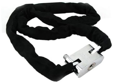 WHAMVOX Candado de Cadena para Bicicleta y Motocicleta Resistente Antirrobo Seguro para Ciclismo y Motos Protección Anticorrosión y Portátil para Exterior