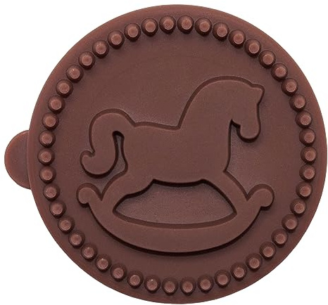 Mini Plätzchen-Stempel Schaukelpferd 5 cm