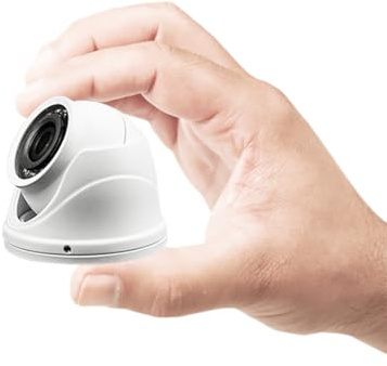 2MP 1080p Mini Dome Security Camera – 4-in-1 AHD/TVI/CVI/CVBS, 3.6mm Lens, IR Night Vision, Weatherproof Indoor/Outdoor Infrared Night Vision CCTV Camera