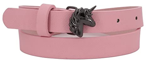 EANAGO Ceinture >LICORNE< pour enfants (6-15 ans, tour de taille 57-72 cm) - ceinture moderne à paillettes pour filles - ceinture pour enfants - ceinture pour filles
