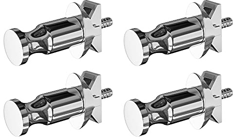 Handy Picks Handtuchhalter für Heizkörper, Knauf zum Aufhängen von Handtüchern und Bademantel, Haken direkt am Heizkörper 2 Paar, Verchromt