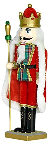 Schiaccianoci in legno da 50 cm, con mantello , gigante, fatto a mano, per Natale, decorazione tradizionale, per camino, albero di Natale, decorazioni per feste