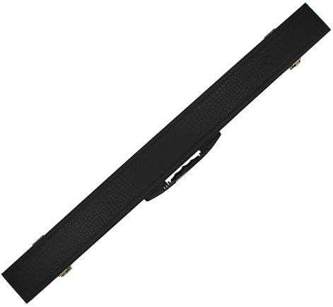 BILMAG Billard Cue Queue Kö Tasche Koffer Köcher Queuekoffer Elegant 1/1 Pool 85 cm, Schwarz - Braun