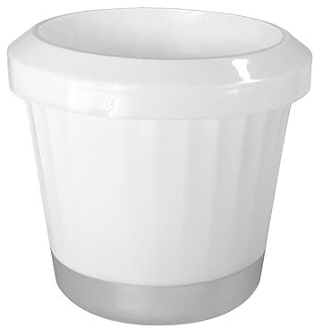 rockible Modern LED Flower Pot Illuminated Planter Glow in The Dark Planter for Landscape, Warm White