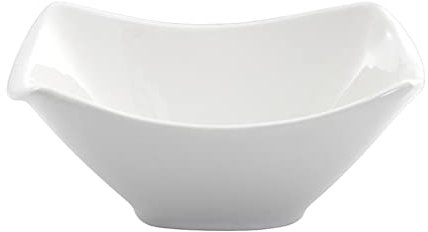 Tazones de Pasta Ensaladeras Grandes Cuenco cuadrado de cerámica blanca pura, cuenco for ensalada de frutas y avena for el hogar, cuenco ligero de verduras de lujo adecuado for frutas, sopa, Pasta par
