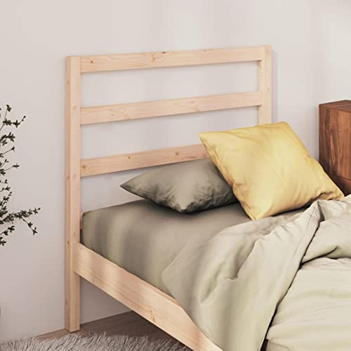 GuyAna Kopfteil Wandkissen Bett 96x4x100 cm Massivholz Kiefer Breites Kopfteil