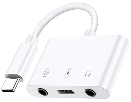 BYUTFA 3 en 1USB C vers Carte Son Type-c Adaptateur de Son stéréo Externe convertisseur Plug and pour Jouer Pas Besoin de convertisseur 3
