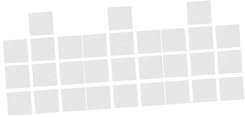 TOPBATHY 30-Teiliges Set Baumwollfilter Vakuumfilter Umwelt Vorfilter Vakuumversorgungen mehrwegfilter staubsaugerfilter Sieb Filterersatzzubehör für Hausbedarf Baumwolle