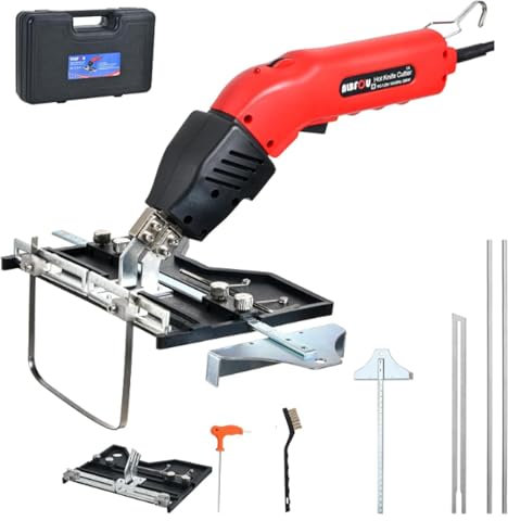 Cortador De Espuma, Herramienta De Corte De Espuma De 200 W, Cortador De Ranuras Eléctrico, Cortador De Espuma De Poliestireno Con Cuchillo Caliente Eléctrico, Calentamiento Rápido De 5 A 8 Segundos