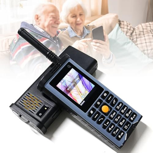 Telefoni Cellulari di Base per Anziani e Bambini, Telefoni Stupidi Sbloccati, Telefoni Cellulari Senza Internet - con Pulsanti Grandi, MP3, MP4, Fotocamera, Torcia Elettrica, SOS,Blue