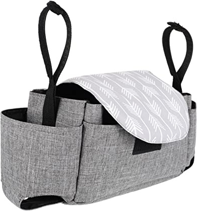 Kinderwagen Stoff aus Organizer Hängetasche Oxford für Flaschen und Windeln | Outdoor und Indoor, Feucht oder Trockenzone, Aufbewahrung für Babybedarf mit Hängefunktion