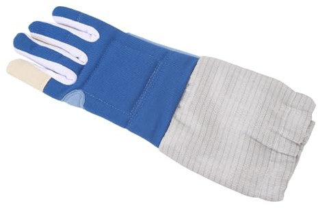 ZDETGU Gepolstertes Fechten Handschuh Rechtshänder Anti -Slip Langlebiger Gestrickter Stoff Atmungsaktiver Säbelhandschuh Zum Trainingsschutz (M)