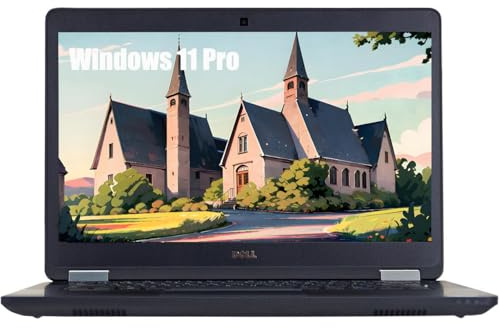 Dell Latitude 5470 Business Laptop, 14 HD Notebook, Intel Core i5-6300U,8GB RAM, 256GB SSD, QWERTY Keyboard Windows 11 Pro (Renewed)