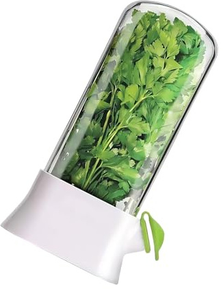 X-Institute Récipient à plantes visible avec trous d'aération pour conserver les aliments, le réfrigérateur, les légumes, le persil et les asperges