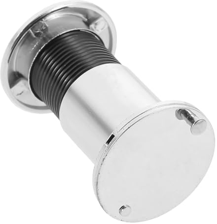 NOLITOY Door Peephole Viewer with Privacy Cover Glass Lens for Thick Entry Doors Anti-peep Replacement Plate for Home Security and Visitor Observation