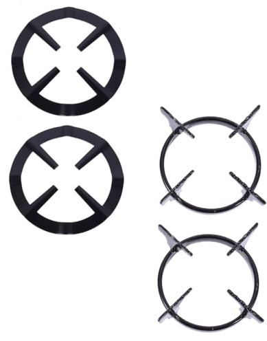 SEWACC 4 Piezas Soporte para Estufa de Gas Rejillas de Cocina para Hornillas de Gas