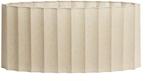 Light & Living Lampenschirm oval Disli - Creme - 58x24x27cm | Oval - Modern - Textilien