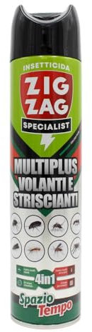 Zig Zag Specialist - Spazio Tempo - Insetticida Multinsetto Volanti e Striscianti 600ml