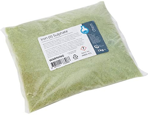 Iron (II) Sulphate Heptahydrate 1kg - Lawn Conditioner and Green Up