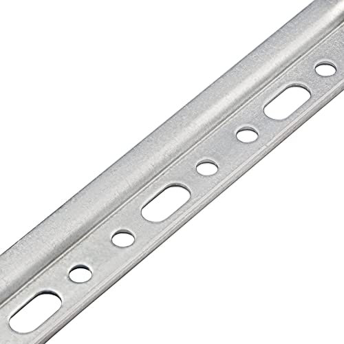 Gedotec Hängeschiene Schrank-Aufhänger Aufhängeschiene - Hänge-Schränke & Küche | Metall Montageschiene mit Länge 450 mm | Stahl verzinkt | Tragkraft 240 kg | 1 Stück - Wand-Schiene ohne Schrauben