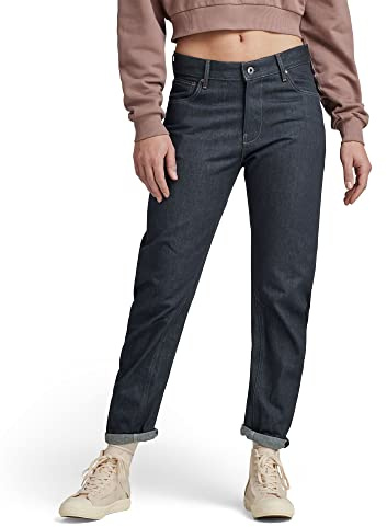 G-STAR Donna Arc 3D Boyfriend Jeans, Blu (raw denim D19821-D243-001), 27W / 32L