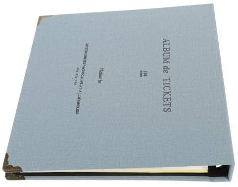 Angoily Álbum Para Billetes Organizador De Entradas De Conciertos Álbum De Colección Material Resistente Diseño Elegante Para Guardar Recuerdos De Viajes y Eventos Especiales