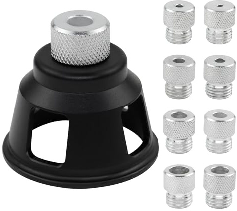 MISIQIMA Bohrhilfe Senkrecht Bohren, Bohrlehre, Bohrführung, Bohrschablone, Drill Guide mit 3|4|5|6|7|8|9|10MM Bohrhülse, Kann Beim Präzisen Bohren Helfen